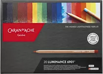 Lápices De Colores Luminance 20pzs Caran D'ache Profesional