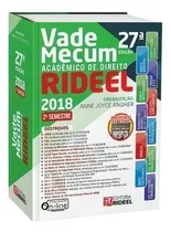 Vade Mecum Acadêmico De Direito Rideel - Completo, De Vários Autores. Editora Rideel Em Português