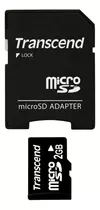 Transcend Tarjeta De Memoria Flash Microsd De 2 Gb Ts2gusd