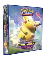 Fichário Pikachu Vmax Voltagem Vívida - Porta Cartas Pokémon