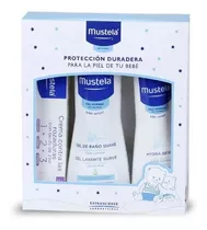 Set De Cuidado Para El Bebe 3 Piezas Mustela Cc Color Blanco