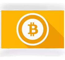 Bandera Bitcoin Crypto Btc Criptomeda 1.5mts X 0.9mts