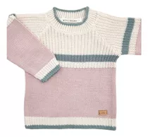 Sweater India Mini Anima Tejido Invierno Bebe Kids Rosa