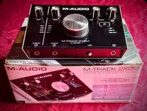 Placa De Estudio M-audio M-track 2x2m C-series Interfaz 