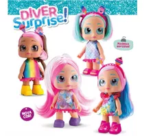 Boneca Coleção Diver Surprise Brinquedo Acessórios Surpresa