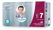 Pañales Bbtips Sensitive Etapa 7 Unisex Xxg