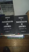 Normas Y Procedimientos De Auditoria. Tomo I Y Ii. 1992