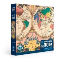 Quebra-cabeças De 1000 Peças - O Novo Mapa Do Mundo -toyster