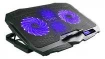 Base Suporte Cooler Notebook Até 17 Polegadas Led 4 Coolers