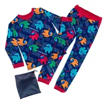 Pijama Infantil Compatible Con Among-azul Marino