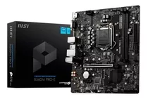 Placa Mãe Msi B560m Pro-e, Intel Lga 1200 Matx