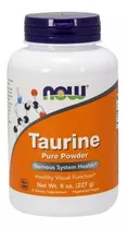 Taurine Pure Powder 227g Taurina Em Pó Now Foods