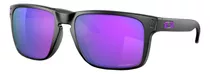 Anteojos De Sol Oakley Holbrook Xl Extra Large Con Marco De O Matter Color Matte Black, Lente Violet De Plutonite Prizm, Varilla Matte Black De O Matter - Oo9417