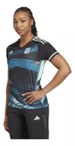 Camiseta adidas Afa Femenina Away 2023 Mujer Fútbol Negro