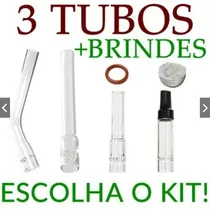 Kit 3 Tubos Vidro Arizer Air/solo Pronta Entrega E Brindes
