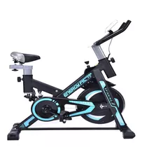 Bicicleta Fija Energy Fit Shock Rider Para Spinning Color Negro