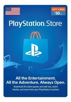 Tarjeta Gift Playstation Psn Store Ps4 Código Digital 30