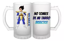 Tarro Anime Dragon Ball Z  Cervecero Vegeta Satinado 16oz