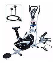 Elíptica Cardif  Super Combo Banda Twiser  Escalador Fitness