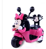 Montables Moto Carro Recargable Electricas Montables Color Rosa Chicle