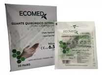 Guante Quirúrgico Estéril Látex 6.5 Libre Polvo Caja X 50  