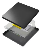 Adaptador Case Usb Para Cd/ Dvd 9.5mm Externo Drive Notebook