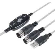 Convertidor Adaptador Cable Midi A Usb Teclado  Música Pc