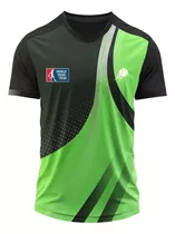 Remera Padel Deportiva Hombre Personalizada Concept Art Verd