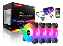 Radiador Colorido Com Estojo De Computador Rgb 120 Mm 6peças