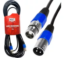 Cabo Mxt P/ Microfone - Balanceado Dmx Xlr Canon - 10 Metros