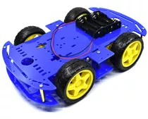 Kit Chassis 4wd Carro Robô Carrinho Plataforma Para Arduino