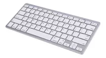 Teclado Android Pc Sem Fio Bluetooth Keyboard - Branco