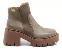 Botas Mujer Anca & Co Renata Plataforma Cuero Vacuno Urbanas