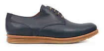 Zapato Cuero Hombre Briganti Goma Confort Moda - Hcac00816