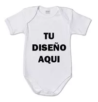 Bodys Estampado Personalizados Mangas Cortas Ropa De Bebe  Personalizada Baby Shower Souvenir Foto Diseño Logo Dibujo 