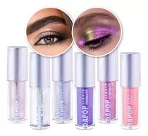 Combo De Sombras Glitter Líquidas Eyeshadow Liquid Dapop