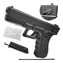 Pistola Airsoft Glock 18 Marcadora Full Metal Auto Cm.030