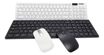 Kit Teclado Mouse Wirelles Sem Fio Ulta Fino Slim Abnt2