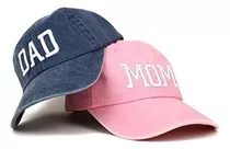 Juego De Gorras Trendy Shop Capital Mom And Dad Dyed Couple