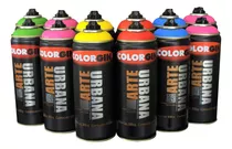 Kit 12 Tinta Spray Arte Urbana Cores A Sua Escolha