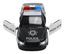 Carro De Polícia Com Som E Luzes Realista Bbr Toys