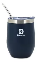 Mate Acero Inoxidable Vaso Térmico Discovery Tapa+ Bombilla Color Azul