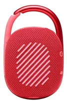 Caixa De Som Bluetooth Jbl Clip 4 5w Vermelha - Jblclip4red