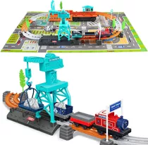 Pista De Tren Locomotora Electrico Juguete Para Niños