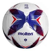 Balón Futbol Molten Forza Híbrido F5r3100 No.5 Color Azul/rojo