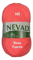 Estambre Nevado Madeja De 200 Gramos Color Rosa Fuerte 35