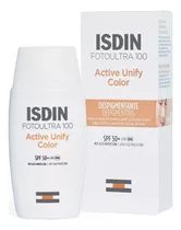 Isdin Fotoultra 100 Active Unify Color Spf 50+, 50 Ml