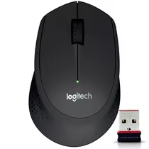 Mouse Logitech M280 Sem Fio Preto 1000dpi