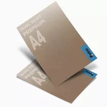 Papel Kraft - Tamanho A4 - 200g/m² - Pacote Com 100 Folhas