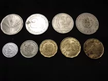 Monedas Antiguas Fuera De Circulación Del Uruguay. Siglo 20.
